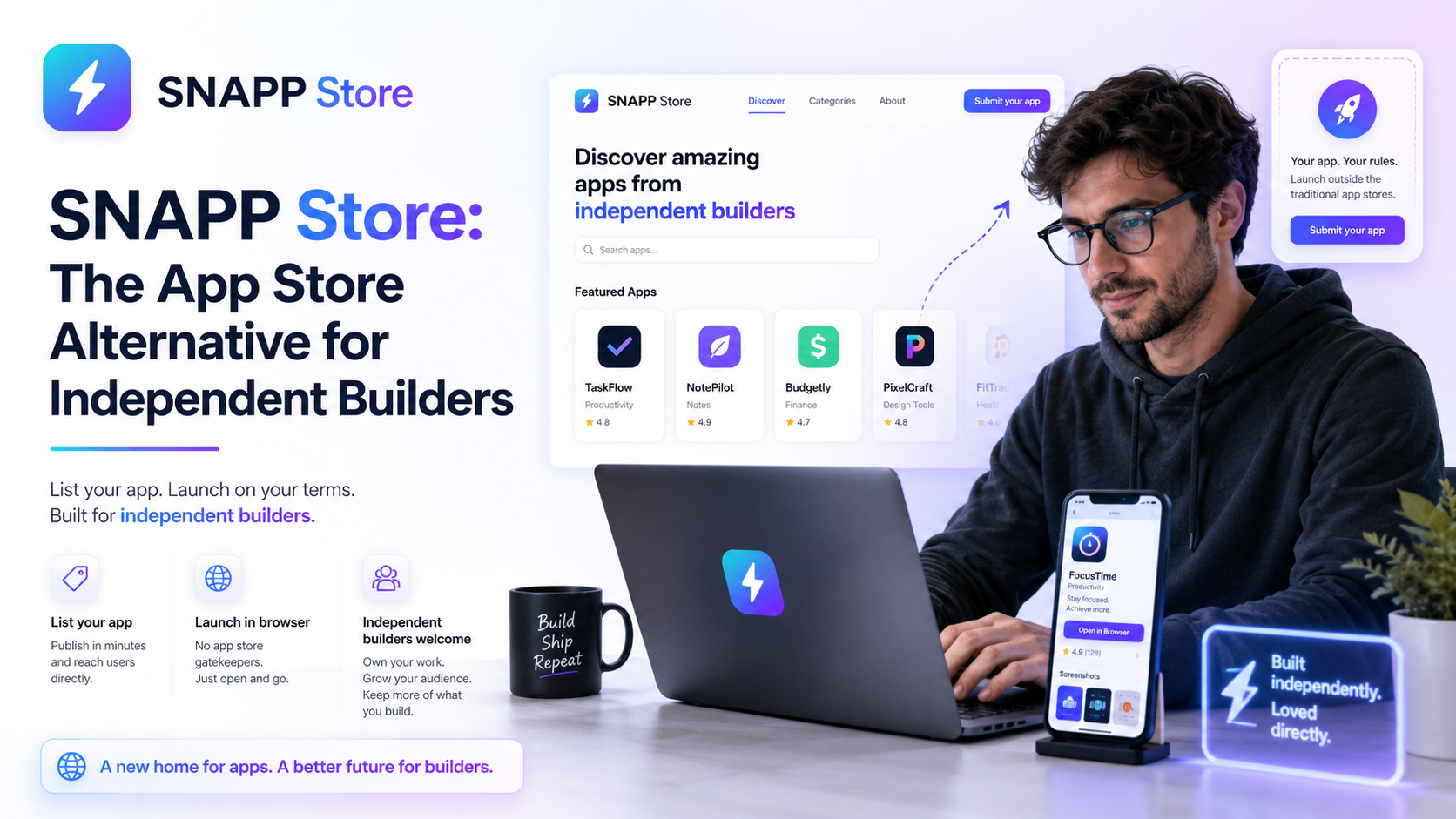 SNAPP Store: The App Store Alternative for Independent Builders